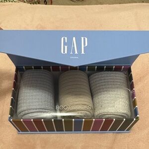 GAP Women’s Casual Socks Set - Soft Blue, Beige, Gray